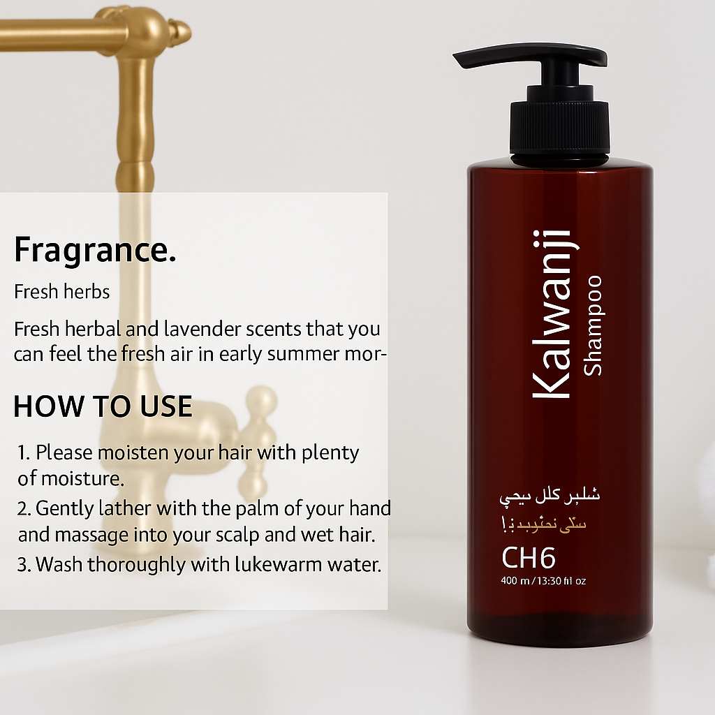Wasfa Kalwanji CH6 Shampoo 400ml