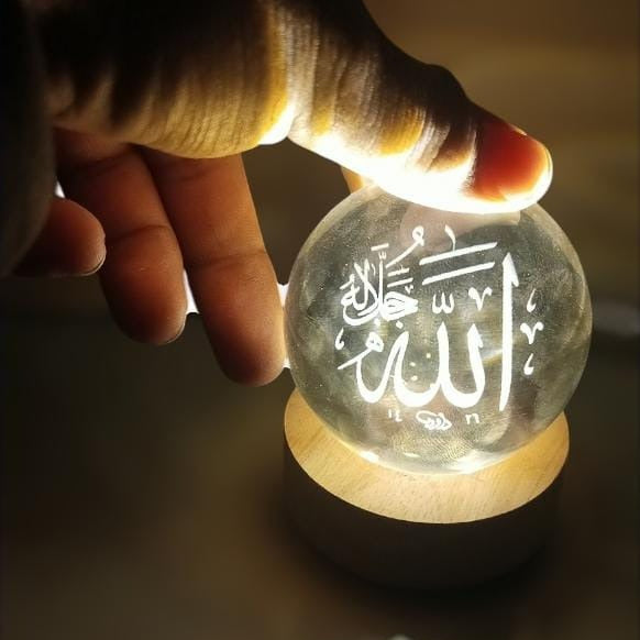 Crystal Ball 3D Arabic Night Lamp