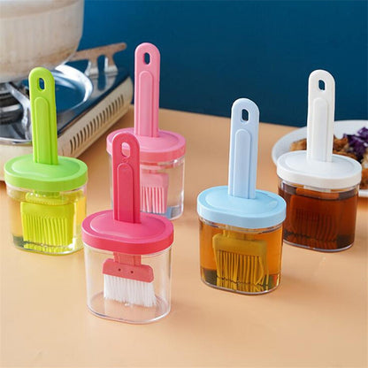 Oil Bottle with Silicone Brush