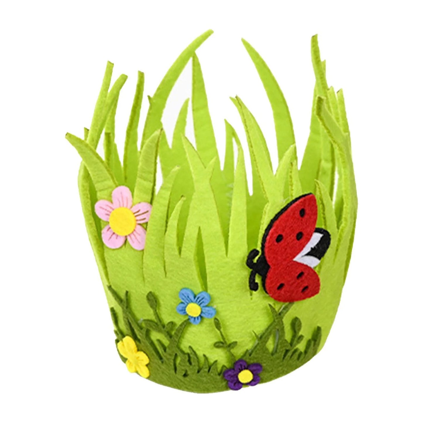 Easter Baskets – Portable Round Non-Woven Buckets for Kids