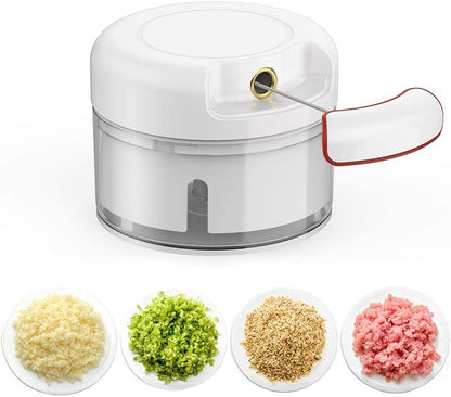 Mini Food Chopper – Hand-Powered Meat Grinder
