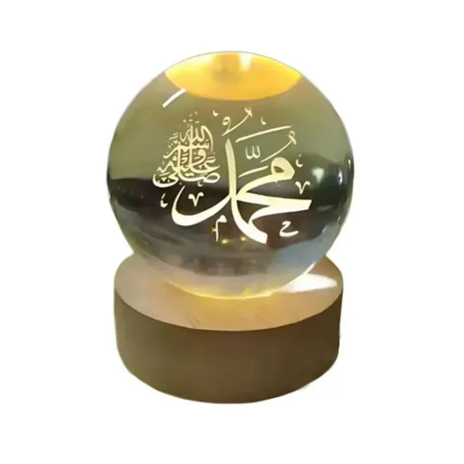 Crystal Ball 3D Arabic Night Lamp –